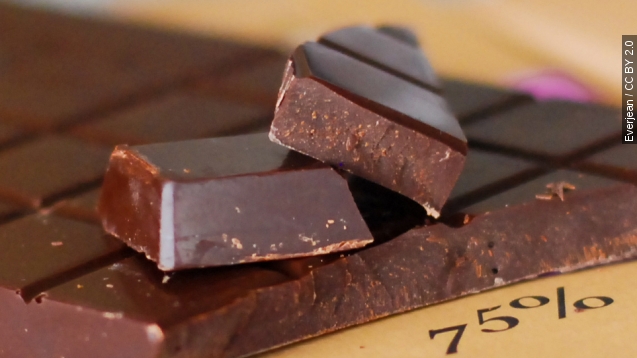 2 chocolate bars a day might keep the doctor away